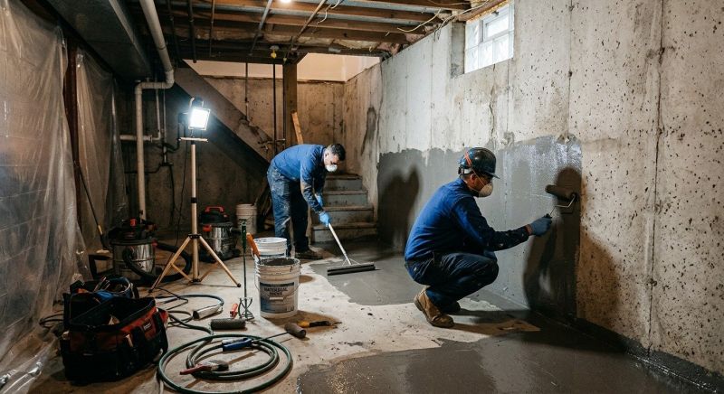 Basement Concrete Sealing in Fort Wayne, IN