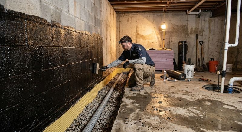 Basement Waterproofing in Fredericksburg, VA